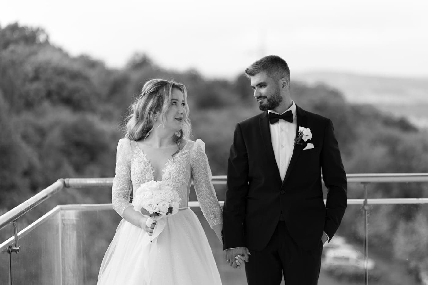 Oana și Zeno în ziua nunții lor